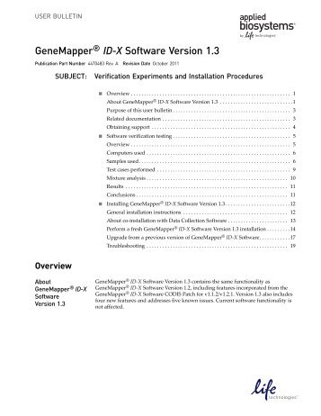 genemapper manual